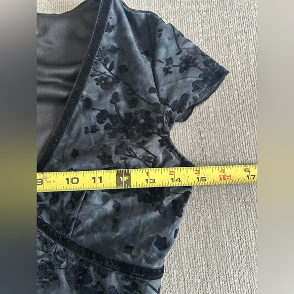 Thirty Thirty Velvet Fairy Green WhimsyGoth 90’s Y2K Grunge Dress Size S - Picture 9 of 9